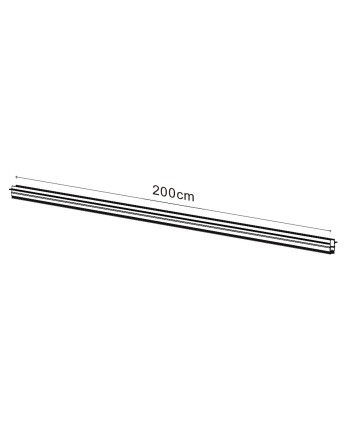 MAGNETO * Lampara Lineal Empotrar Tipo 1 BLANCA
